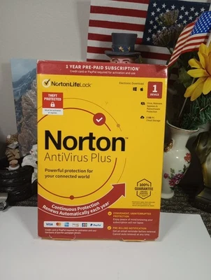 NORTON ANTIVIRUS PLUS 2020 (1 DEVICE/1 YEAR) BRAND NEW - Image 1 of 4