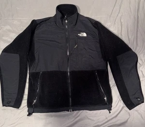 North Face Fleece Jacket Small Black Womens Full Zip Lined Embroidered Polartec - Picture 1 of 10