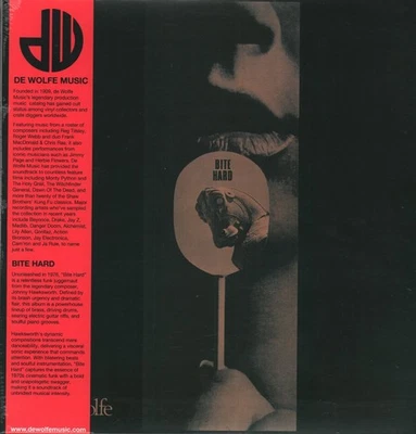 Johnny Hawksworth Bite Hard LP vinyl Europe De Wolfe Music 2025 the classic 1976 - Photo 1/2