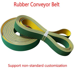 For mask machine Rubber Drive flat Belts Motor Conveyor Belt Customized Size - Picture 1 of 4