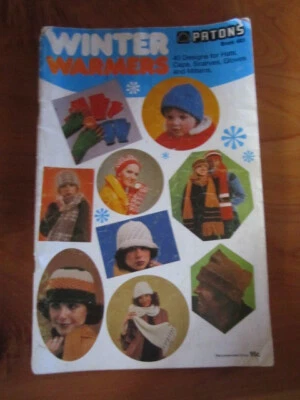 KNITTING PATTERN BOOK PATONS WINTER WARMERS  NO. 483   GREAT **** MUST SEE - Image 1 of 2