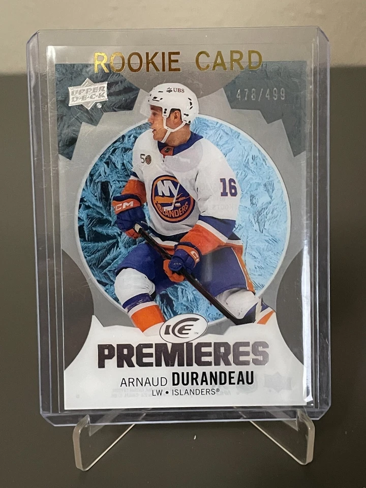 2023-24 UD Ice Arnaud Durandeau Ice Premiers #217 /499 New York Islanders - Image 1 of 2