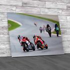 Jorge Lorenzo Marc Marquez Moto GP Original Canvas Print Large Picture Wall Art
