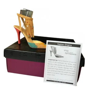 Just The Right Shoe "Native Origins" Tan Home Office Collectible Decor Figurine - Picture 1 of 5