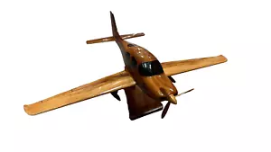 Cirrus SR20/SR22 Mahagoniholz Schreibtisch Flugzeug Modell - Bild 1 von 5