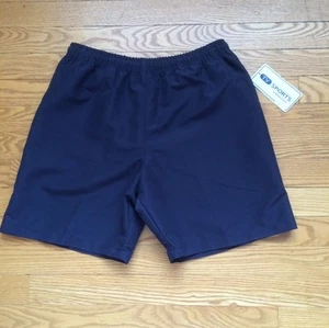 TVSPORTS Boys Shorts Navy Classic Tennis Microfiber Shorts w/Drawstring M,L,XL - Picture 1 of 1