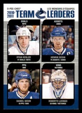 2011-12 OPC #TL29 Ryan Kesler/Henrik Sedin/Daniel Sedin/Roberto Luongo