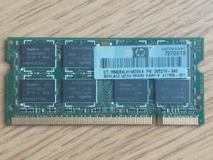 2GB HP 395319-343 Hynix HYMP125S64CP8-Y5 DDR2-667MHz PC2-5300S SO-Dimm SDRAM - Picture 1 of 9