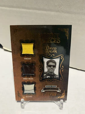 2009 David Ragan Prominent Pieces /99 Race-Used FS/SM/GL Press Pass Legends - Image 1 of 2