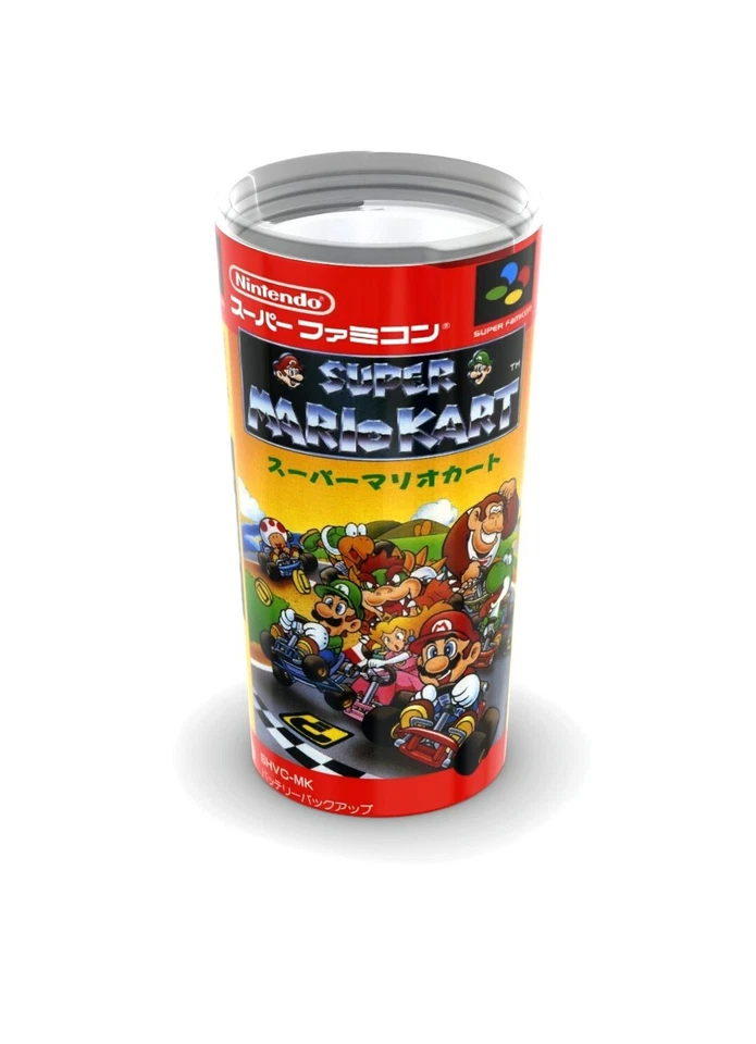 Mario Kart Super Famicom Japanese Tumbler Stainless Steel 20 Oz New, US seller - Image 1 of 2