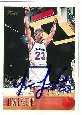 Tim Legler autographed Basketball Card (Washington Bullets) 1996 Topps #210 - Image 1 of 1