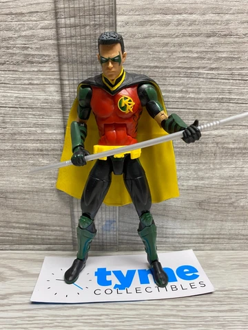 DC Multiverse Mattel Red Robin (Tim Drake) Killer Croc BAF Action Figure 6” Cover