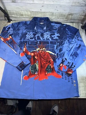 Vintage Ice Collection Men's Button Up Shirt Size XL Anime ￼ - Image 1 of 4