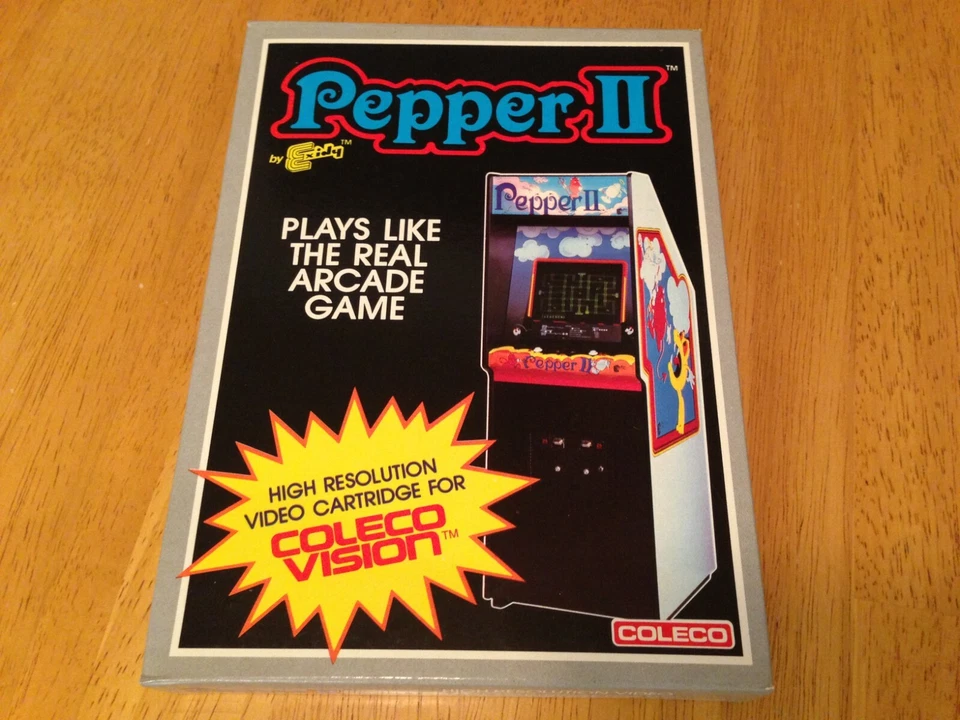 PEPPER II  - COLECOVISION Video Game System NEW & SEALED !!  - Image 1 of 4