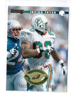 1996 Donruss Press Proof Irving Fryar -Miami Dolphins - Image 1 of 2