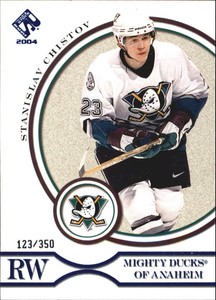 2003-04 (DUCKS) Private Stock Reserve Blue #1 Stanislav Chistov/350