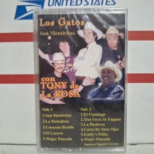 Los Gatos Japon con Tony de la Rosa Son Mentiritas Cassette 1997 Tejano Norteno - Picture 1 of 3
