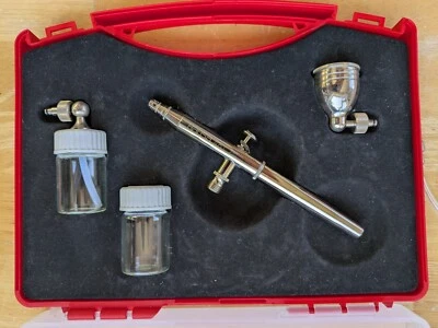 Juego de aerógrafo Harder and Steenbeck, Hansa 481, completo, excelente estado Foto 1 de 4