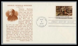 US FDC # 1722 13c Ambush at Oriskany Patriot Pionionasssed 1977, 0a360 - Picture 1 of 1