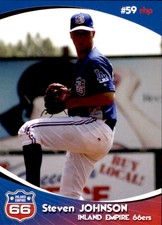 2009 Inland Empire 66ers Grandstand #11 Steven Johnson Kingsville Maryland Card