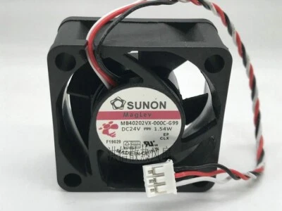 1 PCS SUNON Fan MB40202VX-000C-G99  DC 24V 1.54W  4020 4cm 3 Wire Inverter fan - Image 1 of 3
