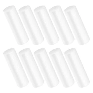 10 Pcs Foam Cylindrical Decoration White Rods Christmas Cylinder - Picture 1 of 12