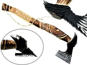 Custom Handmade Tomahawk Beard Hatchet Carbon Steel Viking Axe - Free Engraving - Foto 1 di 5