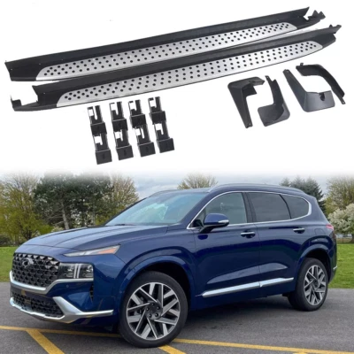 2X Running Boards Side Step fit for Hyundai Santa Fe 2019-2023 Nerf Bar - Image 1 of 4