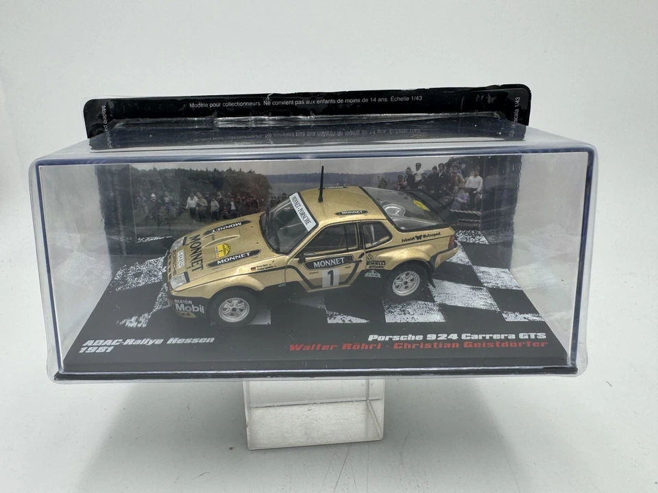 DIE CAST 1/43 " PORSCHE 924 CARRERA GTS ADDAC RALLY HESSEN 1981 " ALTAYA - Immagine 1 di 1