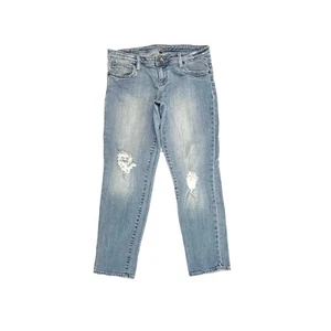 Kut From The Kloth Adele Slouchy Boyfriend Distressed Women's size 6 Blue Jeans - Picture 1 of 4