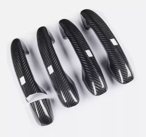 Carbon Fiber Door Handle Cover w Sensor For Mercedes-Benz C E S GLC GLE GLS AMG - Picture 1 of 5