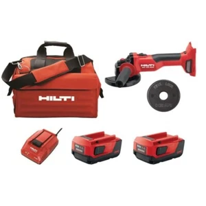 Hilti CANADA 4-1/2 inch 22-V Li-Ion Cordless, Brushless Angle Grinder Kit - Picture 1 of 10