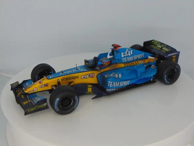 Hot Wheels 2005 Fernando Alonso #5 Renault F25 Team Spirit Fórmula 1 Dirt 1:18 Foto 1 de 4