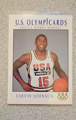 1992 Impel U.S. Olympicards - #11 Magic Johnson - Image 1 of 2