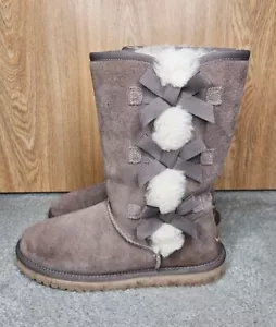 Koolaburra Boots Womens Size 9 Pull On Shoes Light Tan Brown 1015875 UGG Bootie - Picture 1 of 7