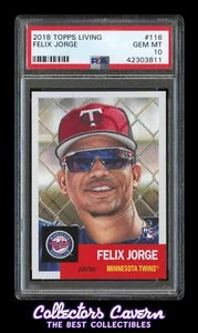 Topps Living Set #116 Felix Jorge PSA 10 (GEM MINT) RC - Picture 1 of 2