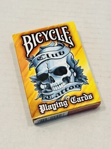 Fahrradclub Tattoo Spielkarten Luftkissen Oberfläche Linkin Park Schädeldeck - Bild 1 von 12