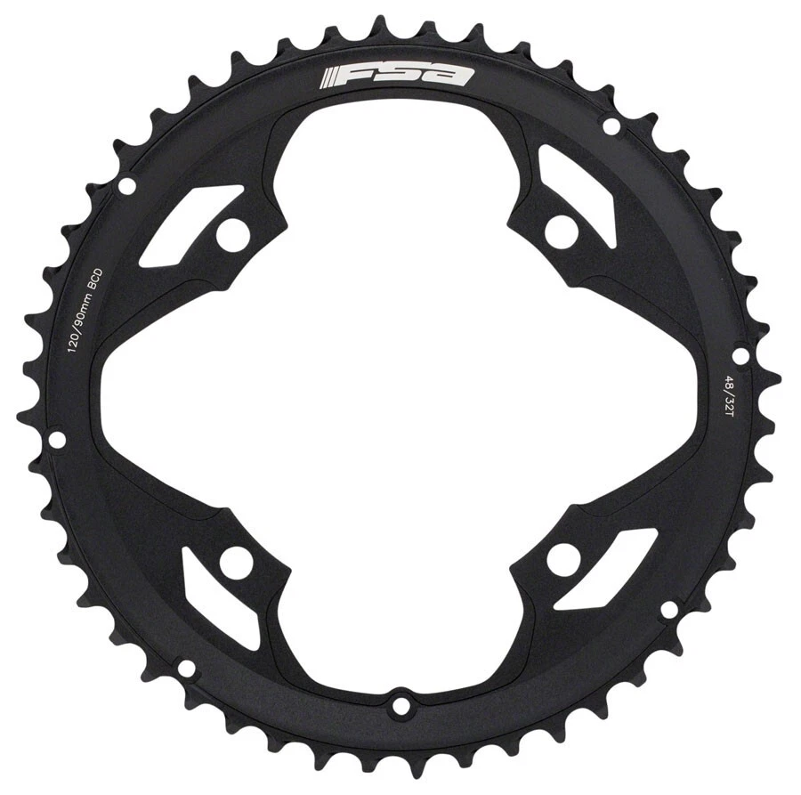 Full Speed Ahead Vero Pro Chainring 110x48T (4H) 110x48t Black N10/11 (4H) WA682 - Image 1 of 1