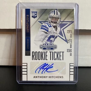 Boleto de novato Panini Contenders 2014 Anthony Hitchens tarjeta de error automática - Imagen 1 de 2