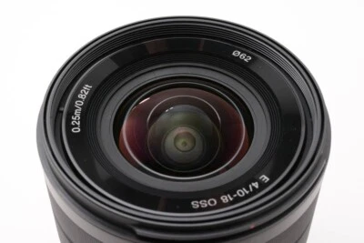 SONY E 10-18mm F/4 OSS SEL1018 Lens Black E mount - Image 1 of 4