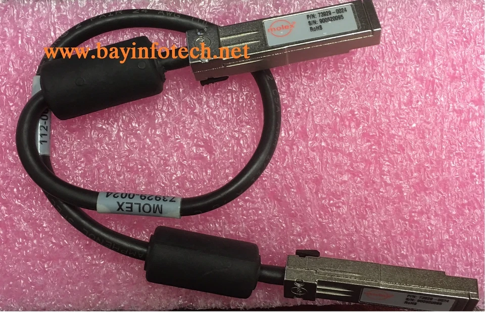 73929-0024 112-00084 X6530-R6 NetApp  SFP to SFP Small Plugable FC Cable  - Image 1 of 2