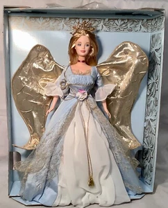 Bambola vintage 1999 Barbie Angel Of Peace Collector's Edition nuova *scatola danneggiata* - Foto 1 di 4