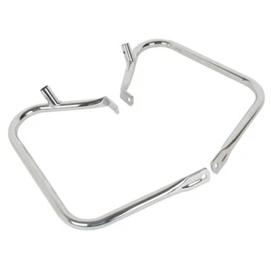 Chrome Saddlebag Guard Bracket Fit For Harley Touring Road Electra Glide 97-13 - Bild 1 von 8