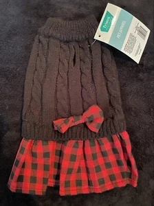 Frisco Cable-Knit Dog Dress XS - Picture 1 of 4