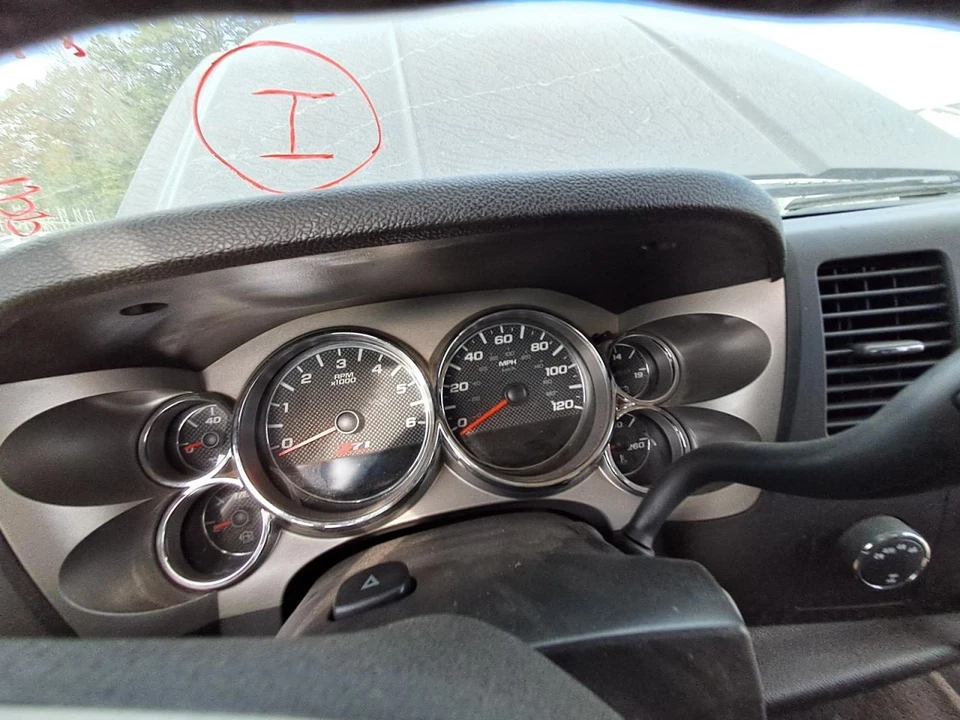 Speedometer Cluster MPH US Market Fits 07-11 SILVERADO 1500 PICKUP 2651804 - Изображение 1 из 1