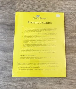 NEW The Good And The Beautiful 164 Phonics Cards Levels K-2 In Sealed Package - Picture 1 of 1