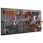44pc Tool Pegboard - VonHaus Garage and Workshop Wall Mount Storage Rack