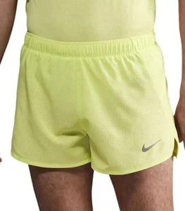Nike FN3355-736 Dri-Fit 3” Fast Running Shorts Lined Yellow Large L - Picture 1 of 4