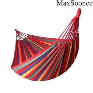 MaxSoonee Hamacas de Lona para Dos Personas Exterior Colgar Columpio Dormir Jardín - Imagen 1 de 8