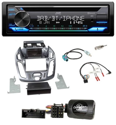 JVC Bluetooth Lenkrad USB DAB CD Autoradio für Ford Transit Connect ohne Display - Bild 1 von 4
